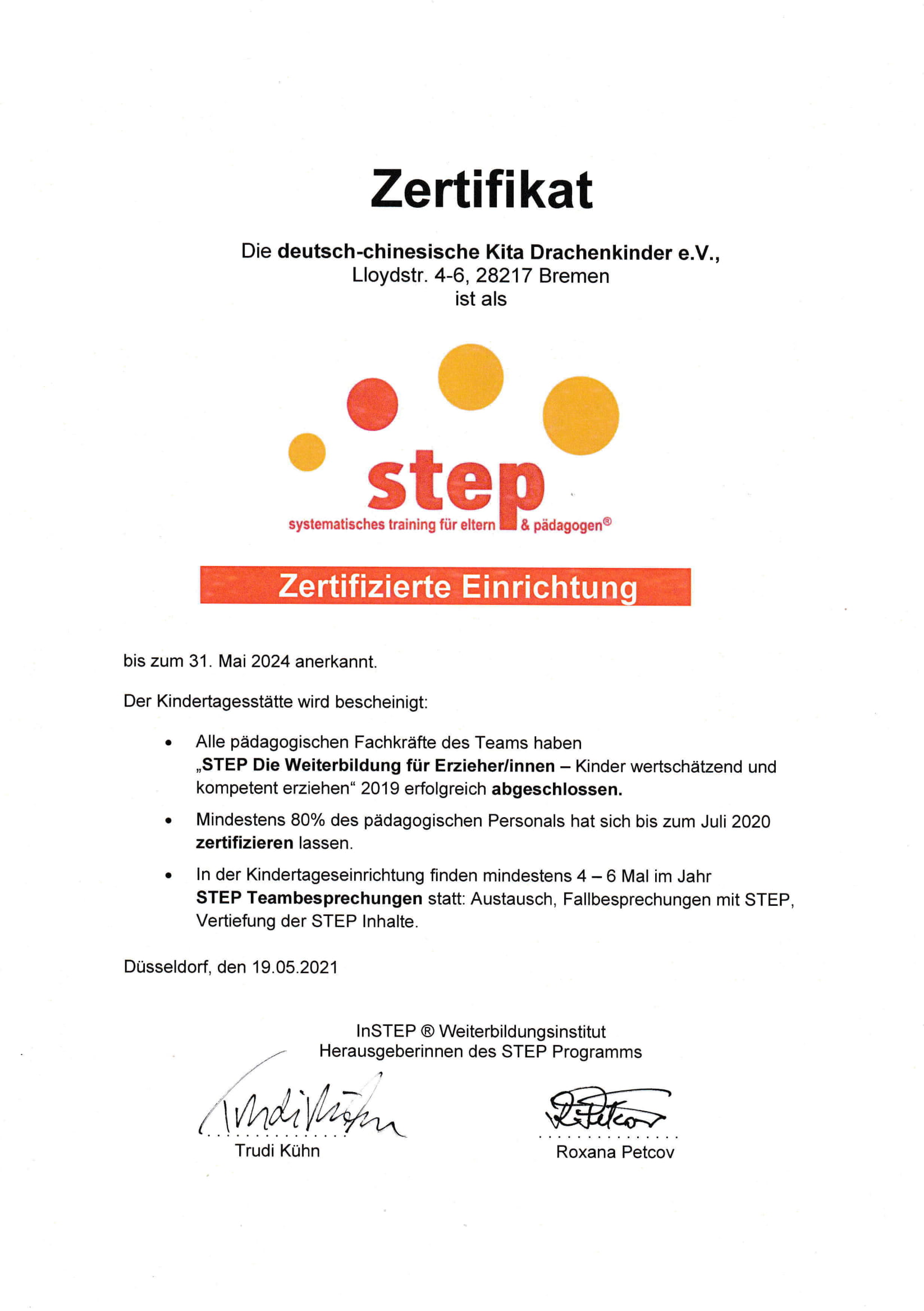 STEP_Zertifikat